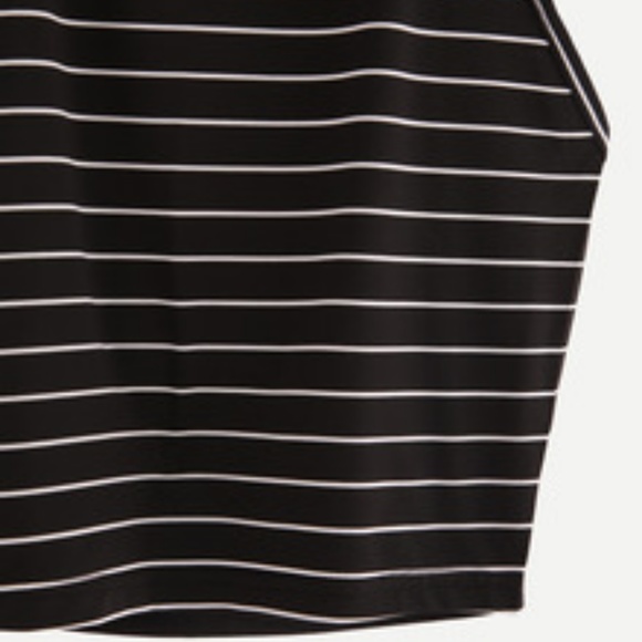 Halter Striped Cami Top - Picture 5 of 6